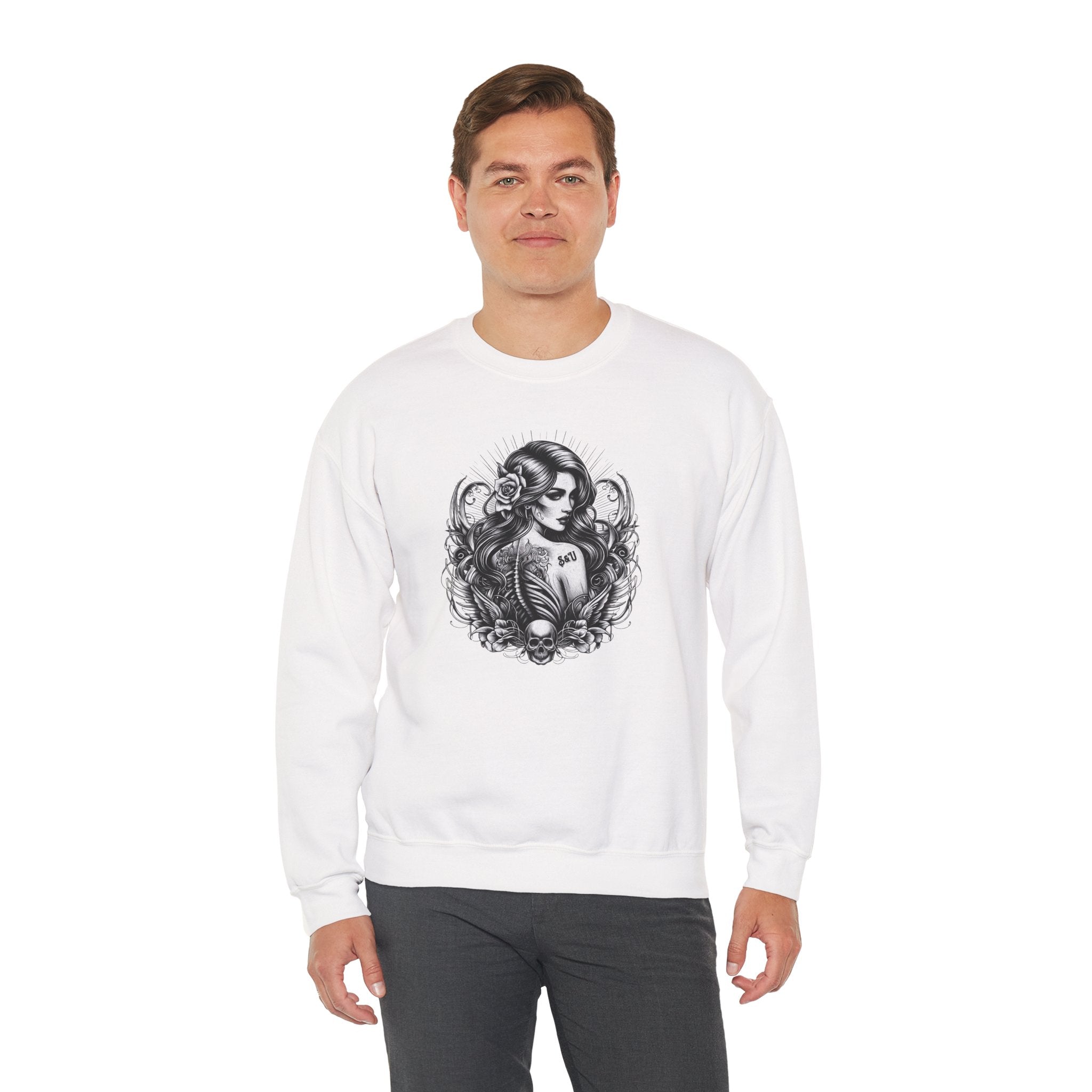 Skull Woman - Unisex Sweatshirt