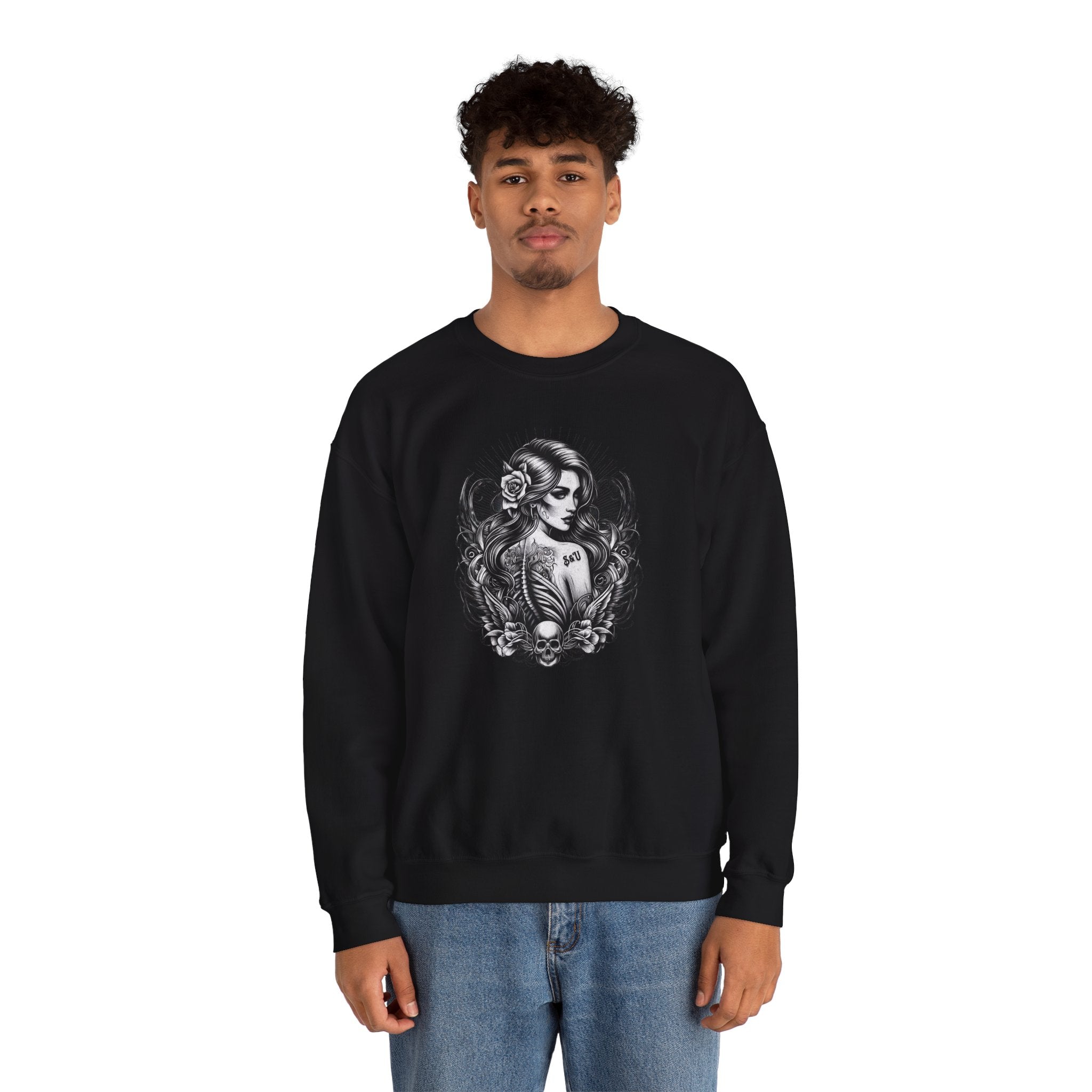 Skull Woman - Unisex Sweatshirt