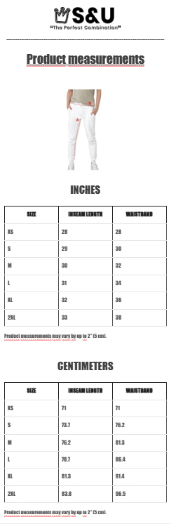 SWEATPANTS SIZE GUIDE