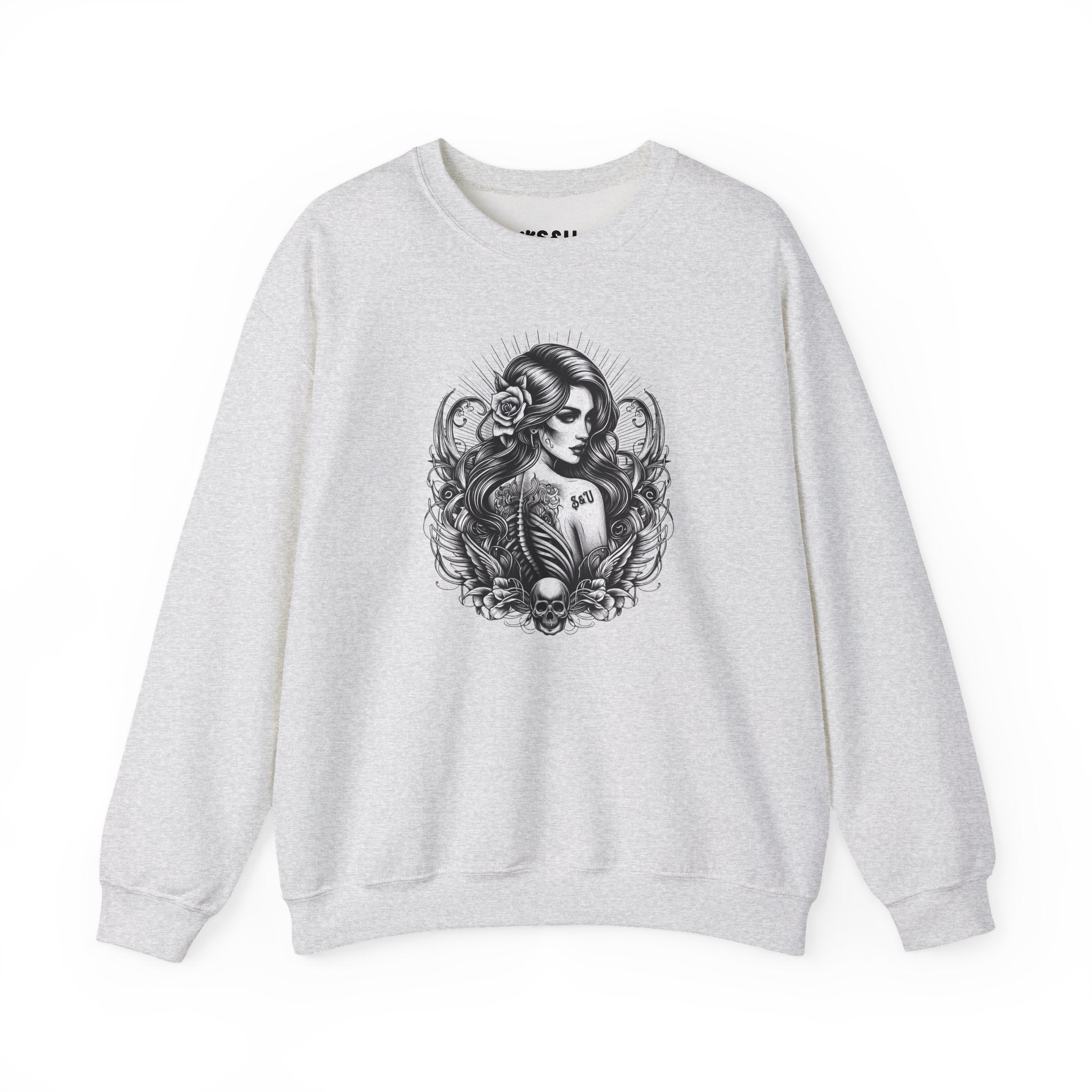 Skull Woman - Unisex Sweatshirt