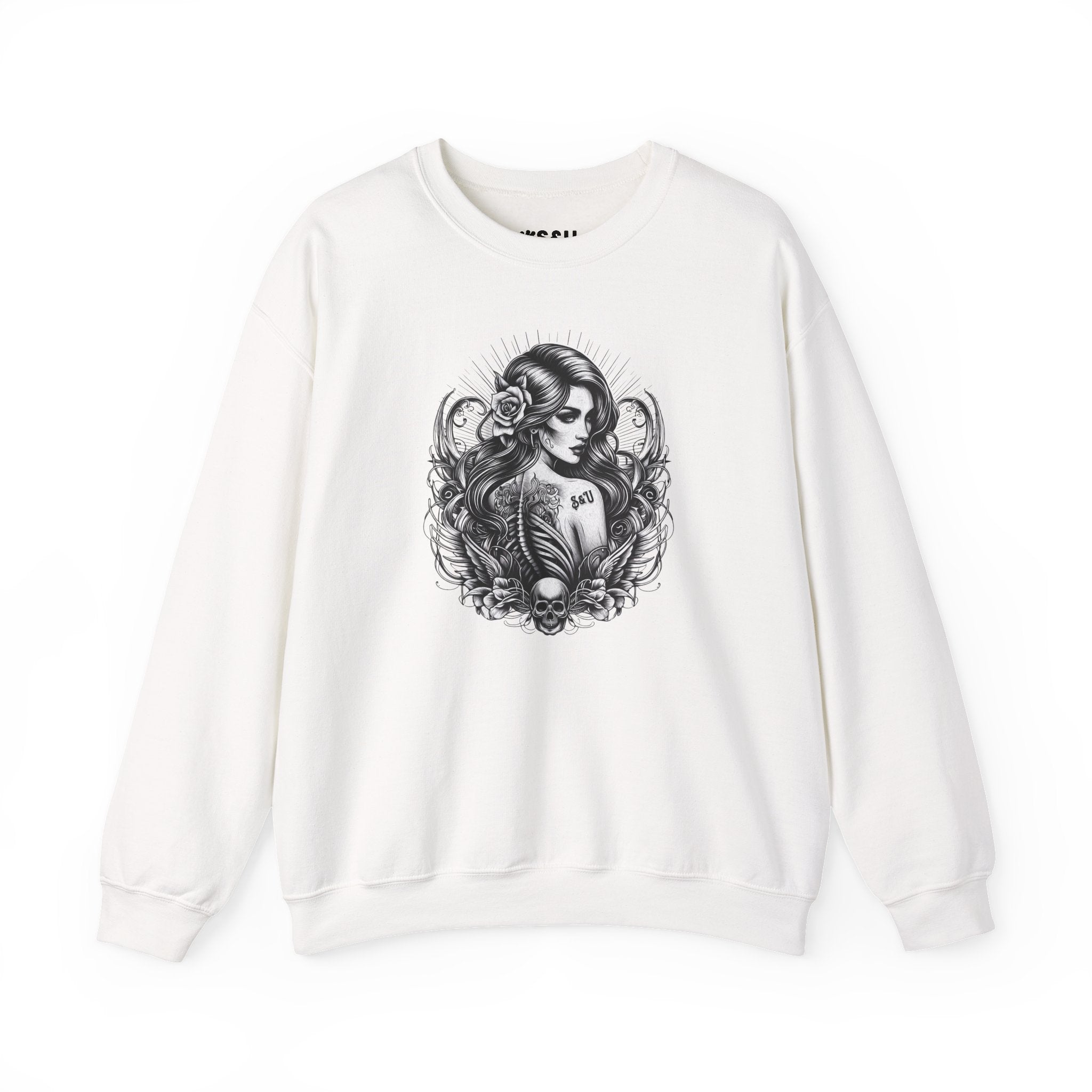 Skull Woman - Unisex Sweatshirt