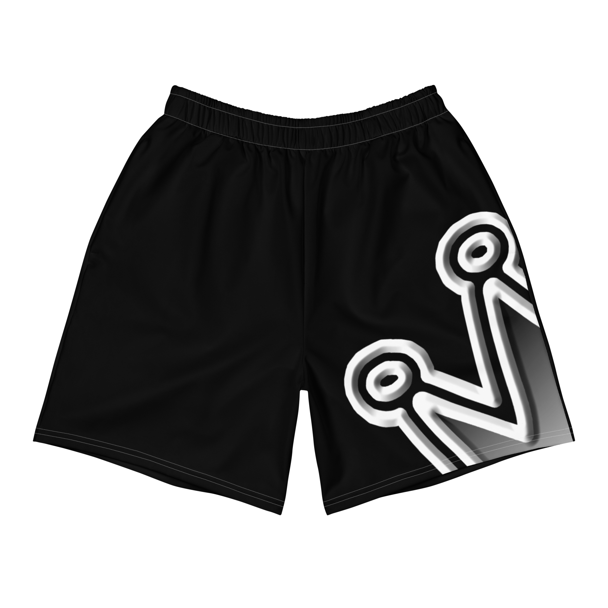 Leaked Crown - Unisex Athletic Long Shorts