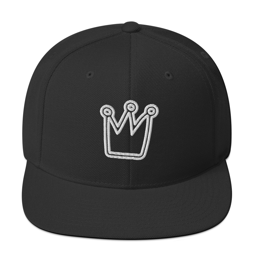 White Crown - Snapback Hat