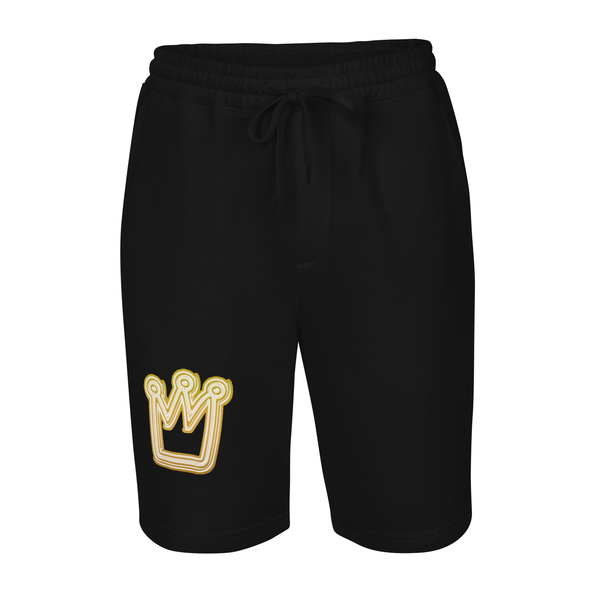 Gold Lined Crown - Fleece Shorts