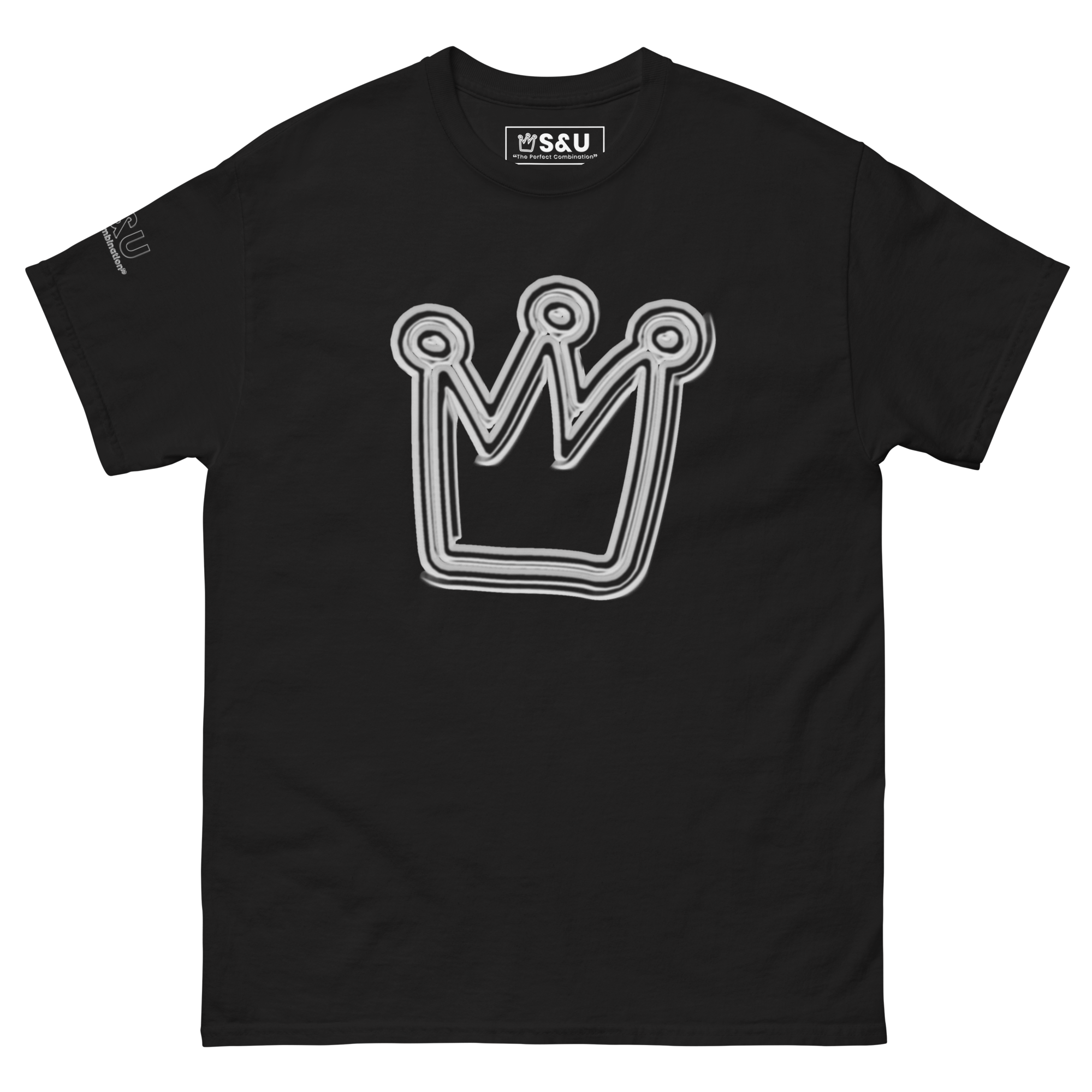 Ultralined Crown (White) - Unisex Tee