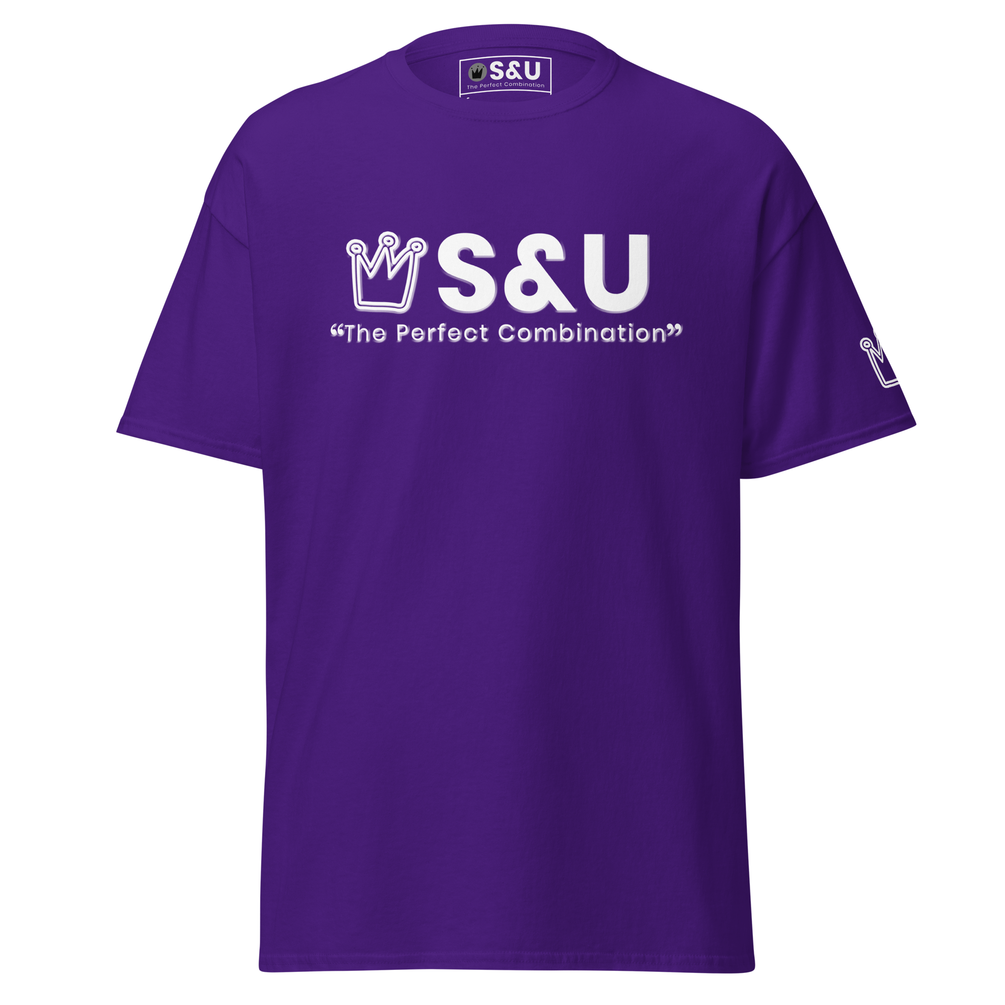 Logo Crown Lined - Unisex Tee