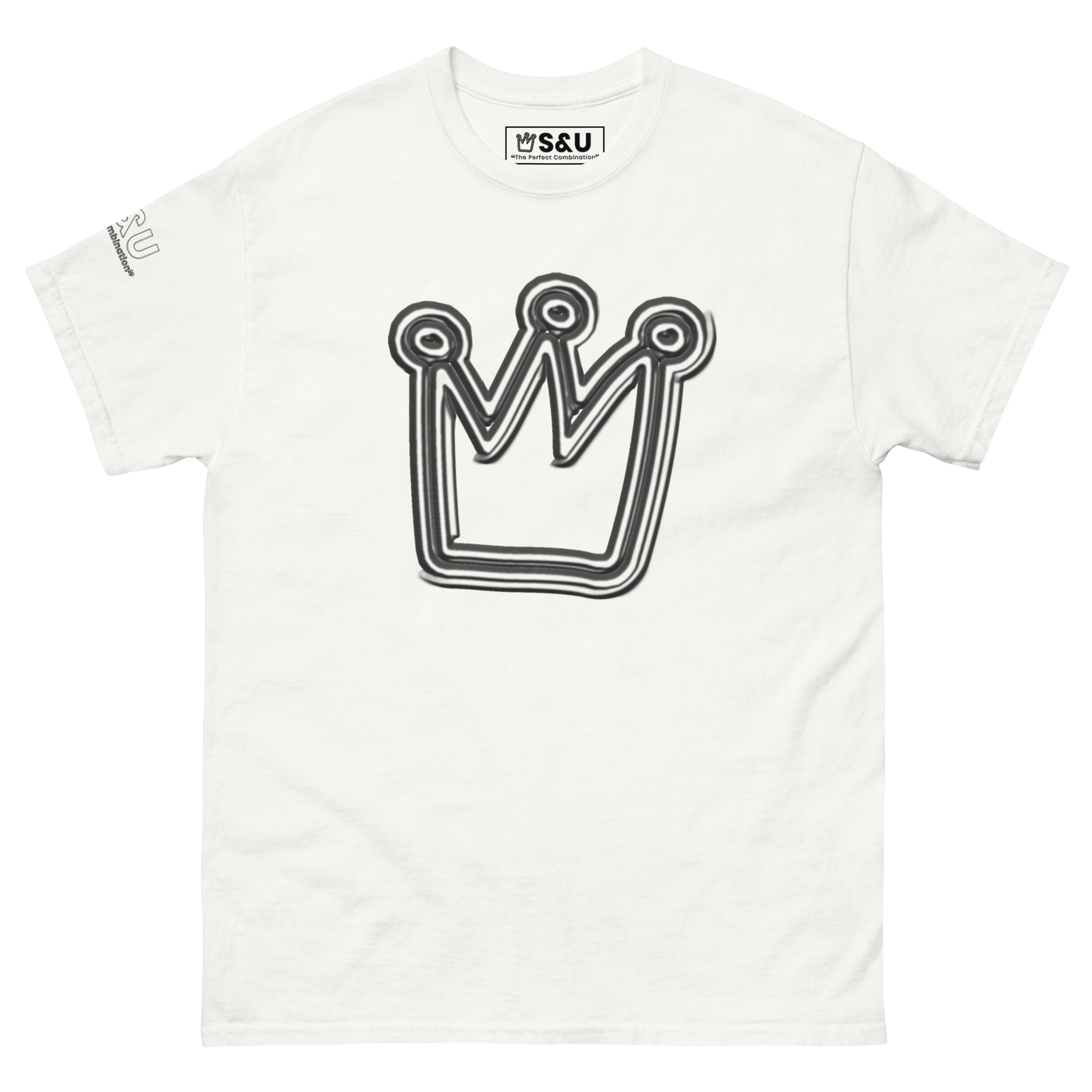 Ultralined Crown (Black) - Unisex Tee