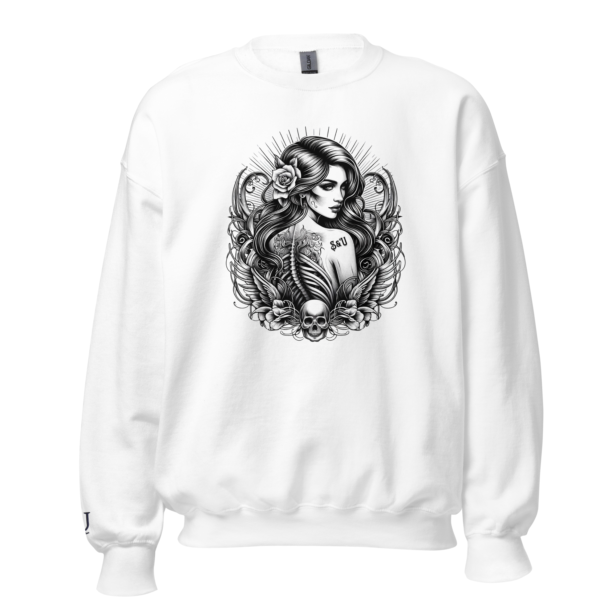 Skull Woman - Unisex Sweatshirt